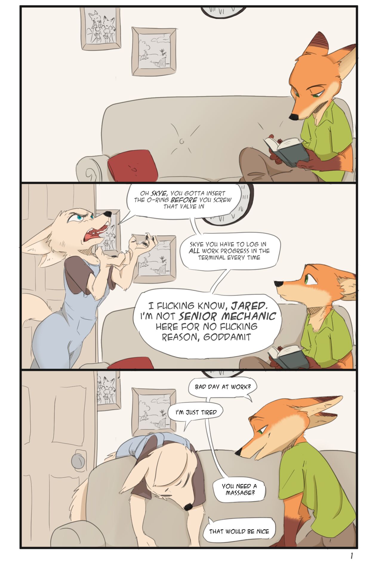 Zootopia: Fox Care page 1 full
