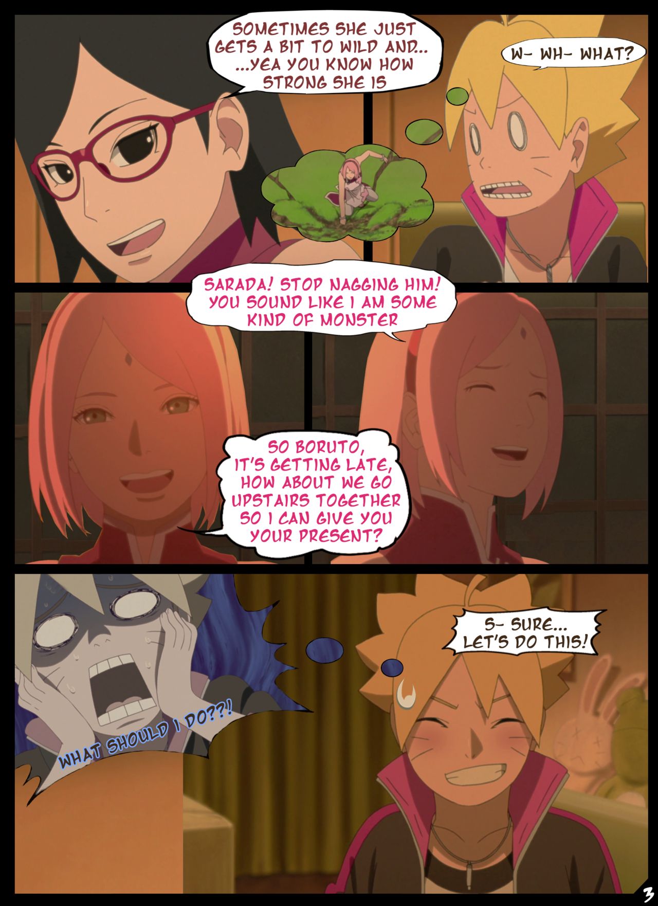 Boruto`s Birthday Clash - Page 4 - HentaiEnvy