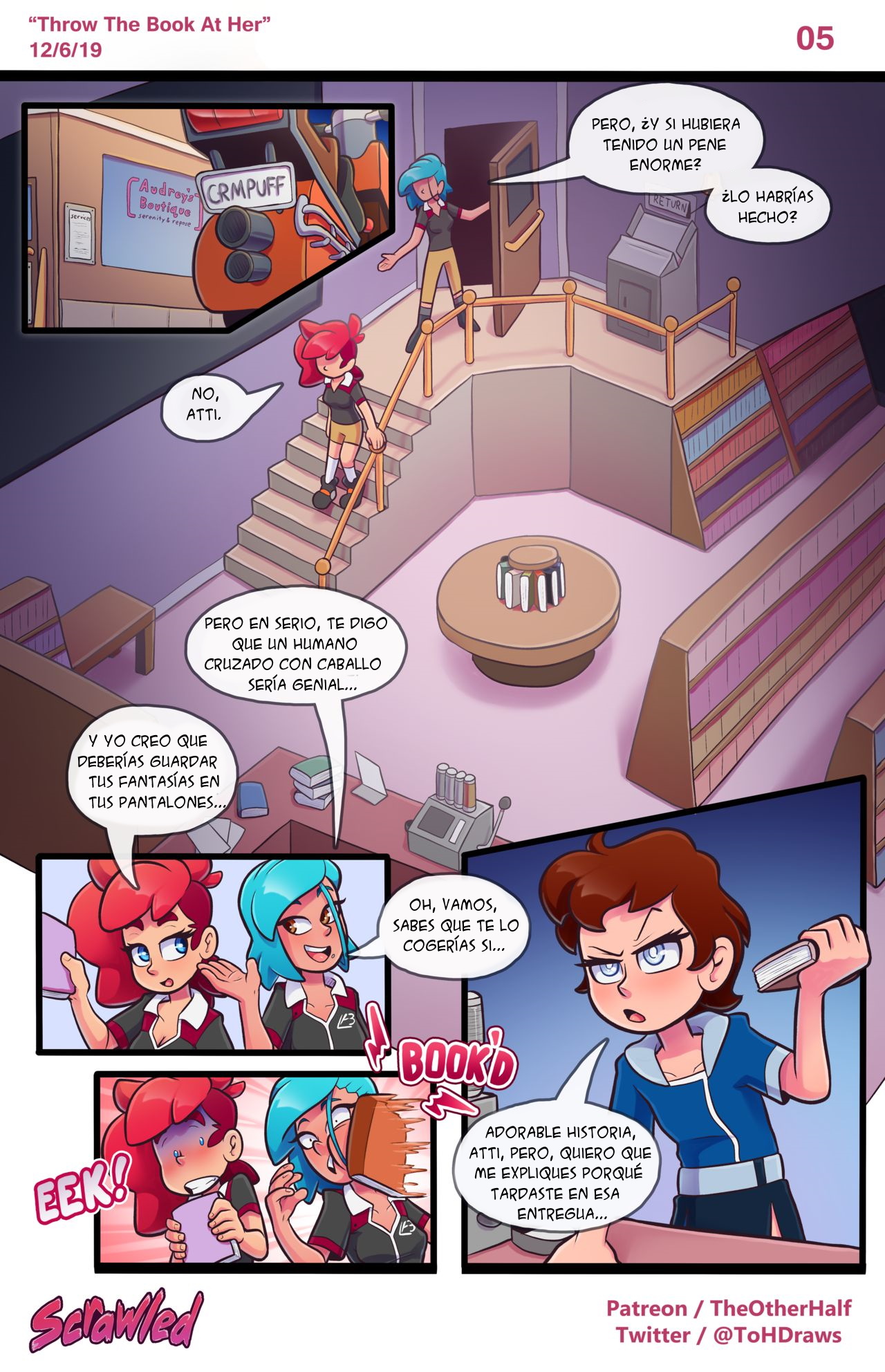 Scrawled -  -  - Complete page 6 full