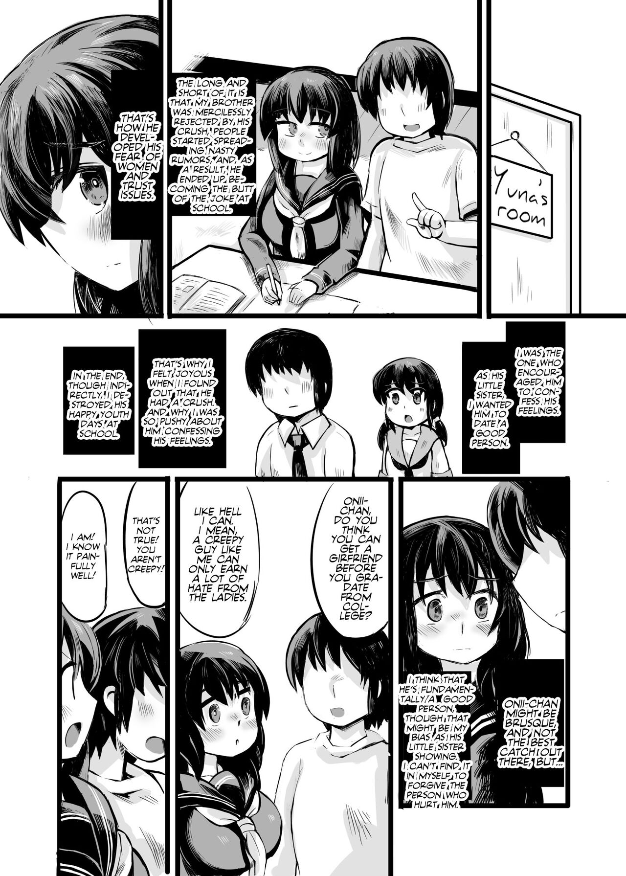 Onii-chan no Josei Kyoufushou wa Watashi ga Naosundakarane! | Fixing Onii-chan's fear of women! page 5 full