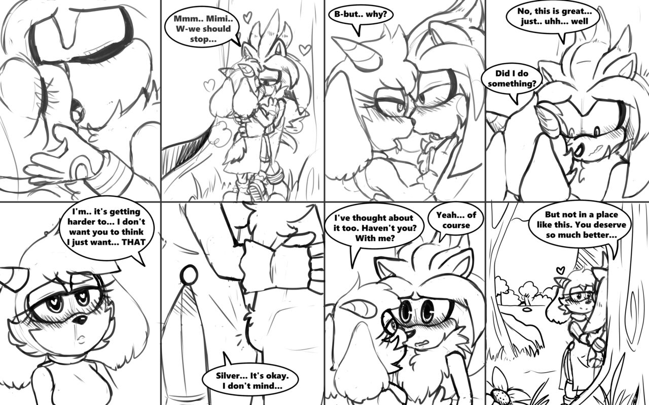 Silver The Hedgehog and a Goat page 1 full