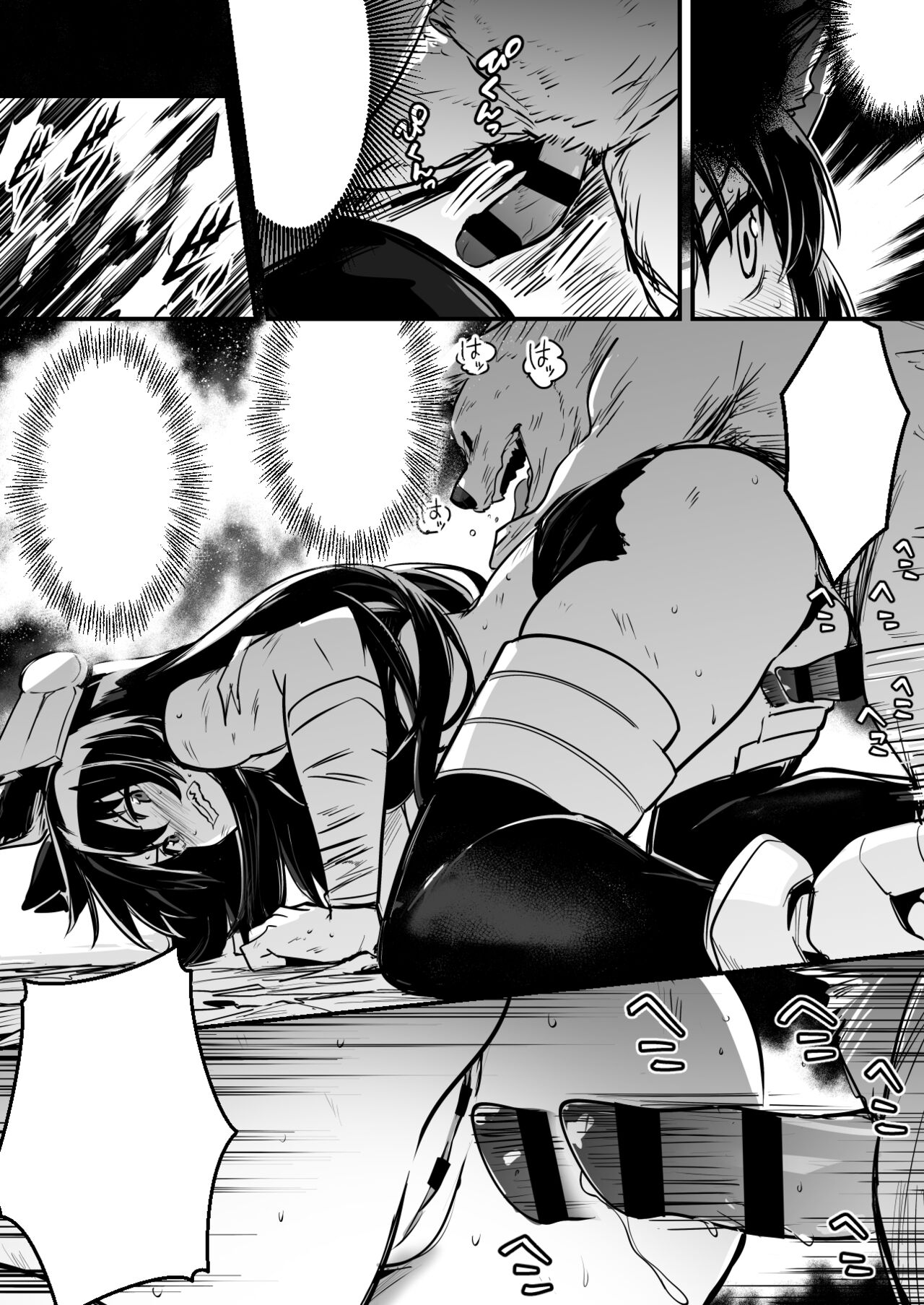 Hitodori no nai rodjiura de motta norainu kara shitsuyo ni kyuai sa re, sono ikioi ni konmake shite nashikuzushi-teki ni kobi shite shimau kenshi-chan page 10 full
