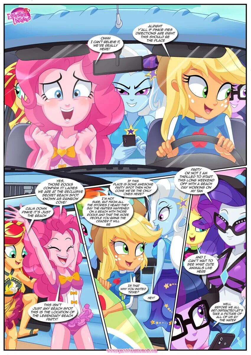 Party at Rainbow Cover   - english page 2 full