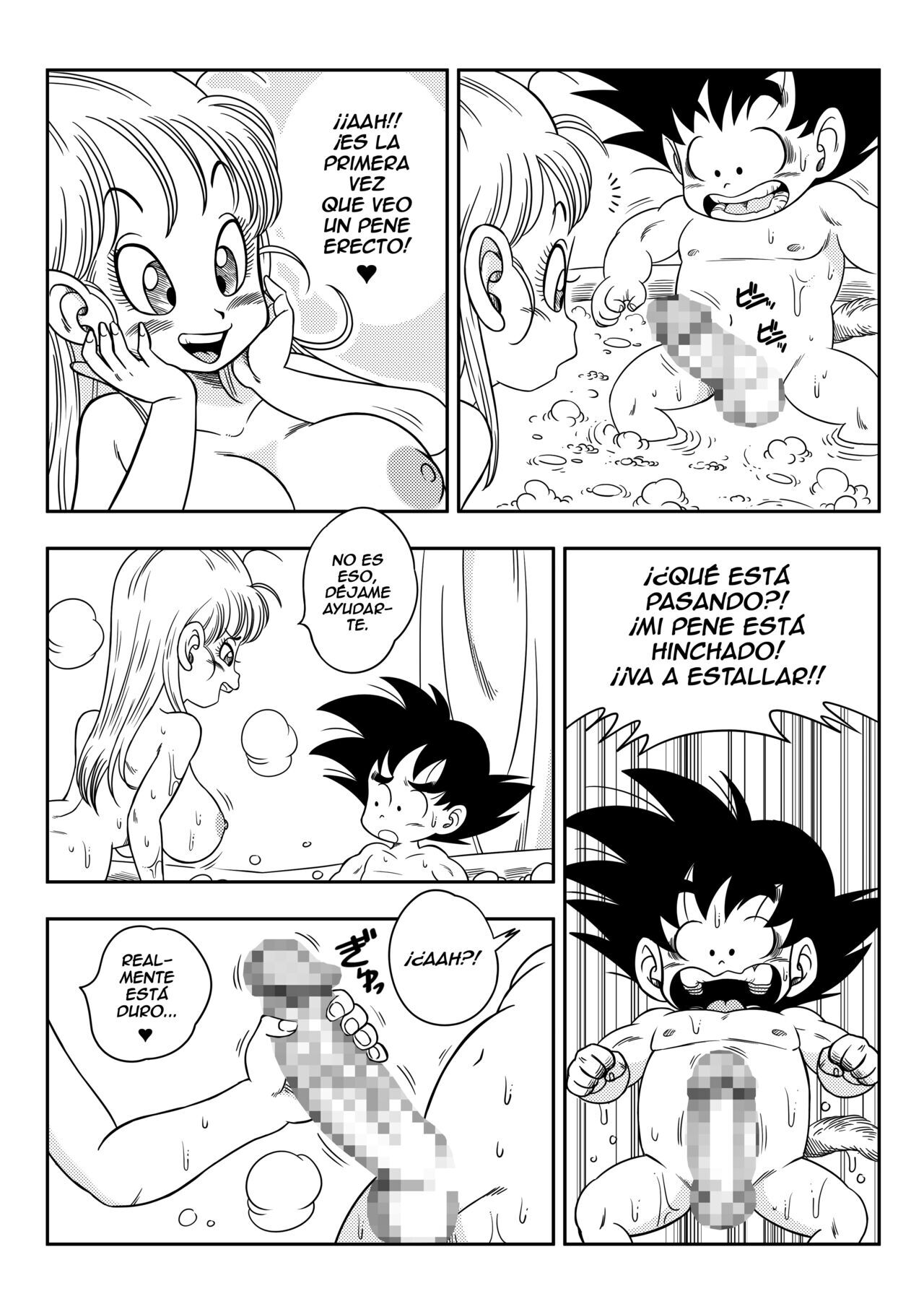 YamamotoDoujin - Bulma X Goku Sexo en el baño - Page 6 - HentaiEnvy