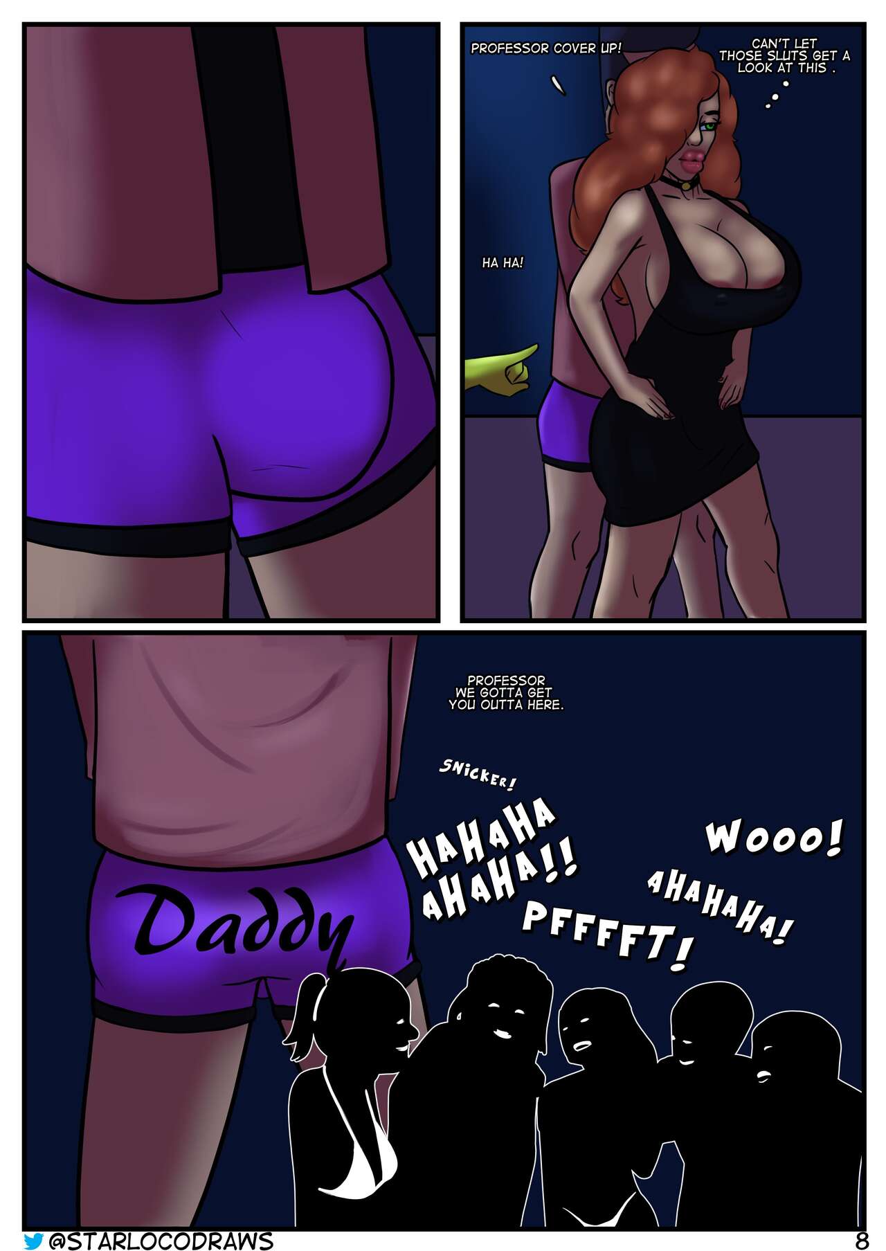Professor's Big Date page 9 full