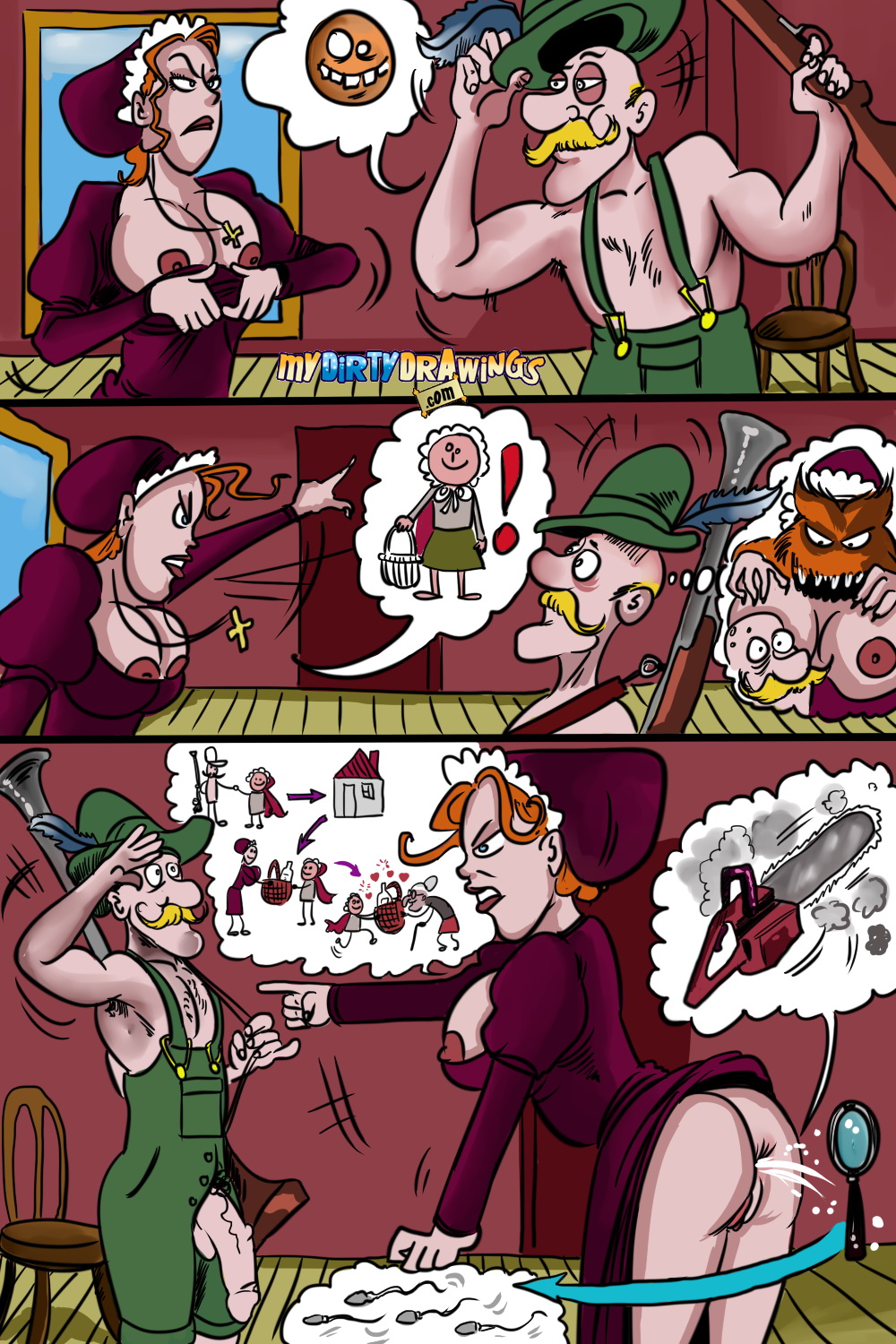 MyDirtyDrawings - Red Riding Hoe page 12 full