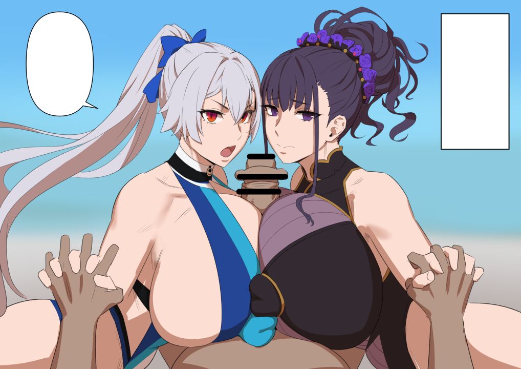 Tomoe Gozen & Murasaki Shikibu Double Paizuri Battle page 6 full