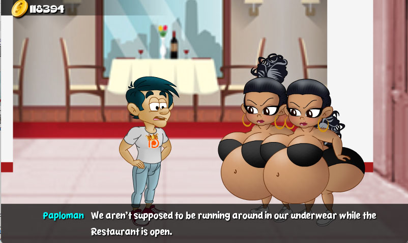 Hungry Girls Game: Twin's Tempting Fattening #3 page 12 full