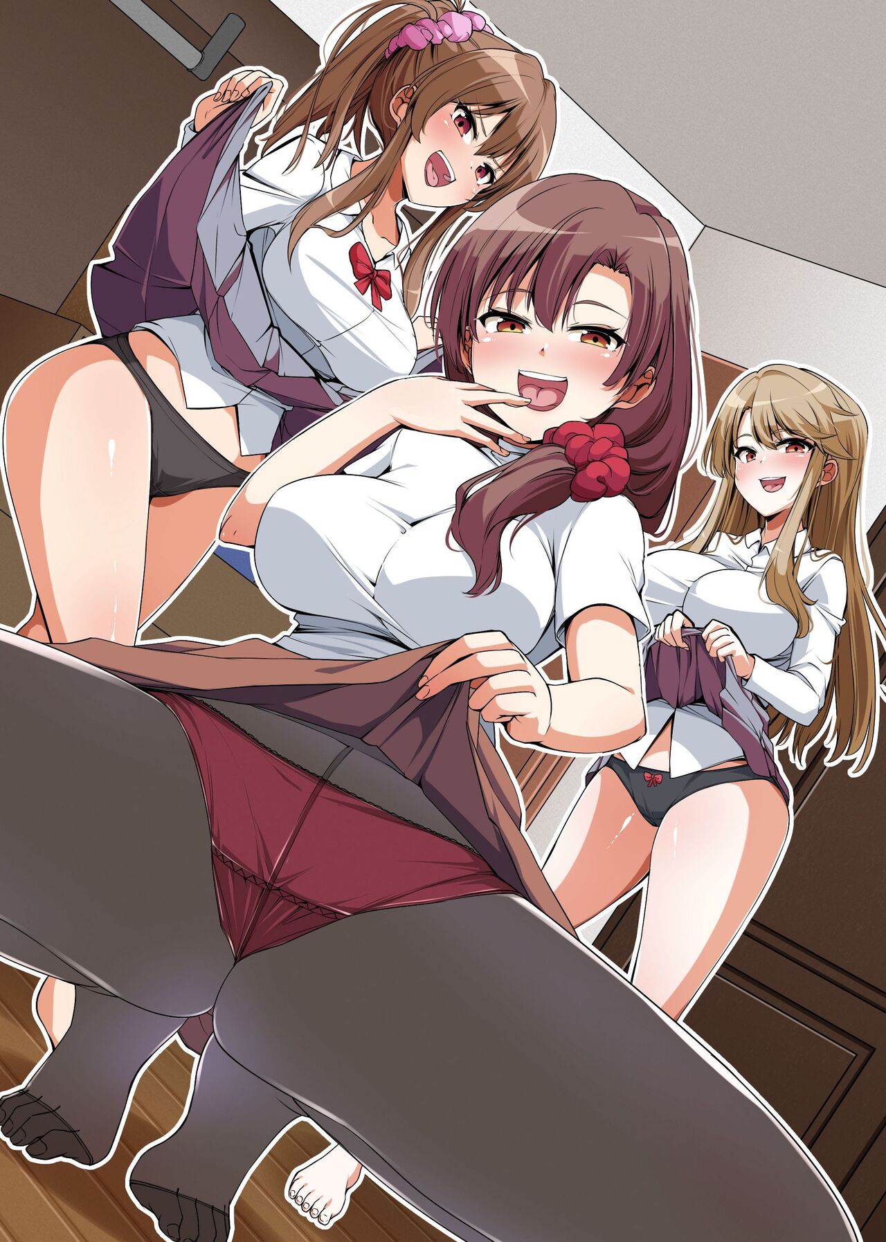 義姉妹丼で脱童貞！？2 うちの義姉妹と義母が毎日俺のアレを狙ってくるっ！！ page 3 full