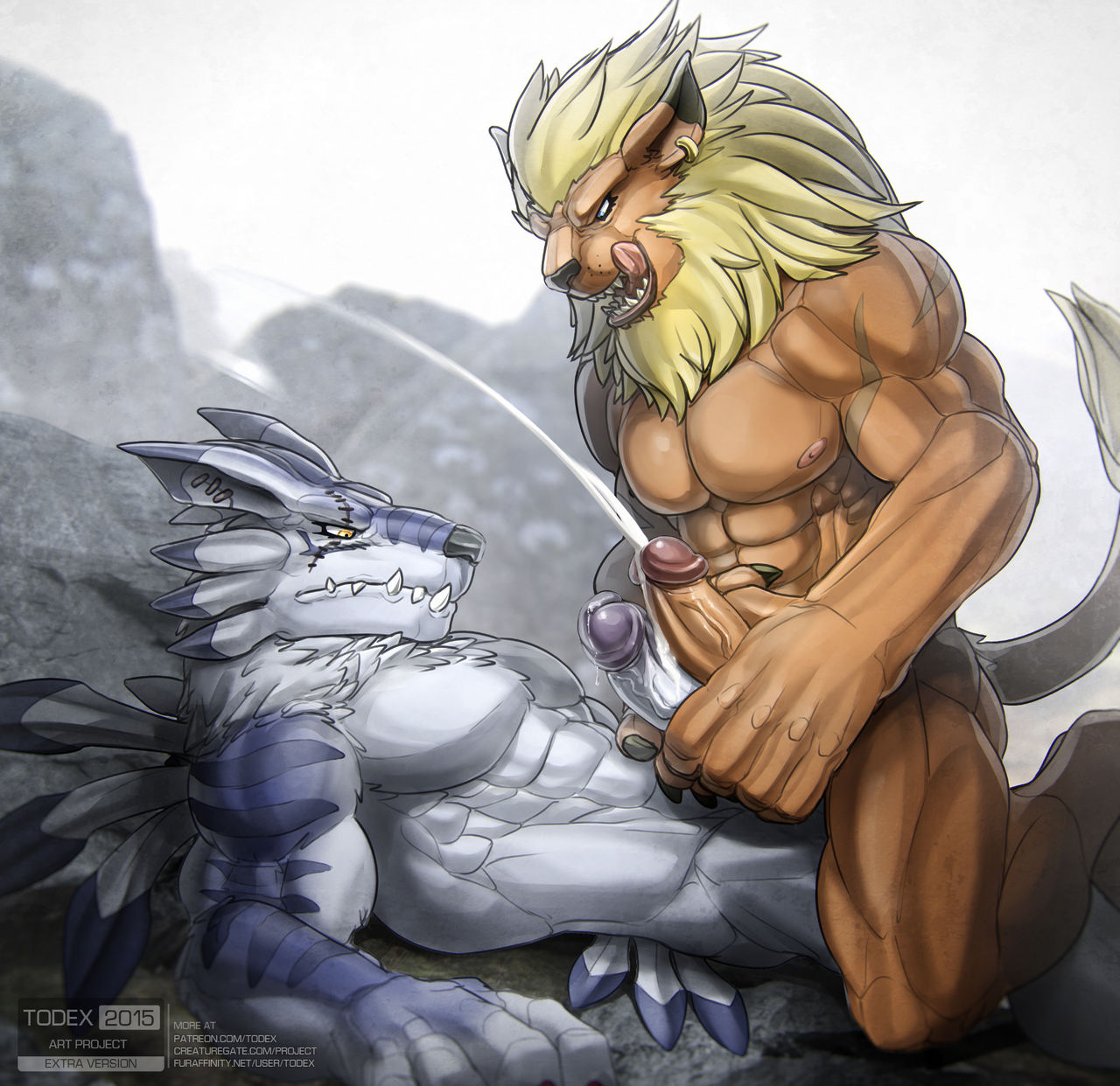 Leomon + WereGarurumon page 6 full