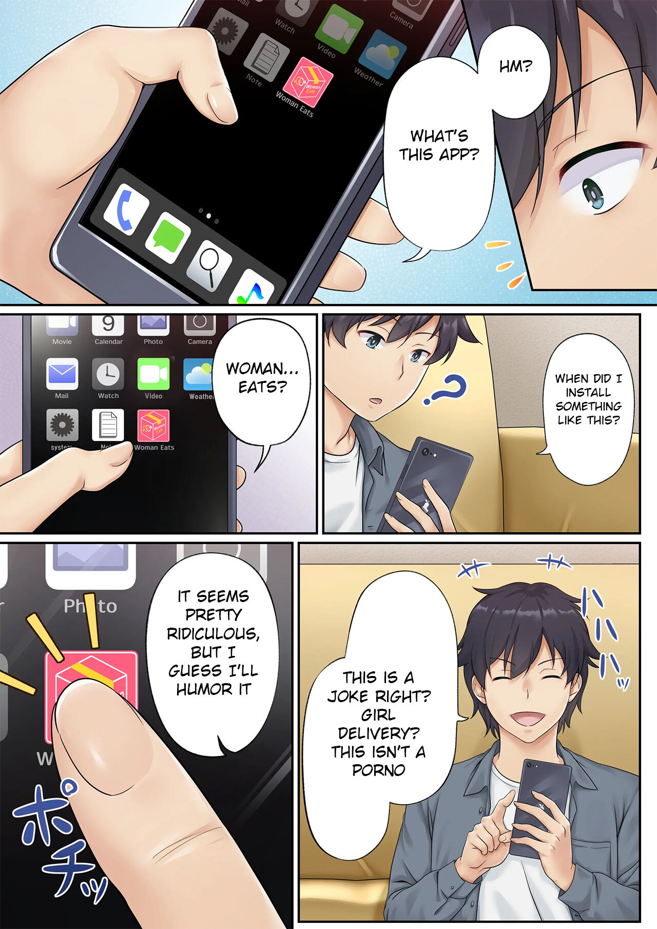 Woman Eats ~Yume no Bishoujo Takuhai Appli~ | Woman Eats ~Beautiful Dream  Girl Delivery App~ + Bonus FANTIA Comic - Page 3 - HentaiEnvy