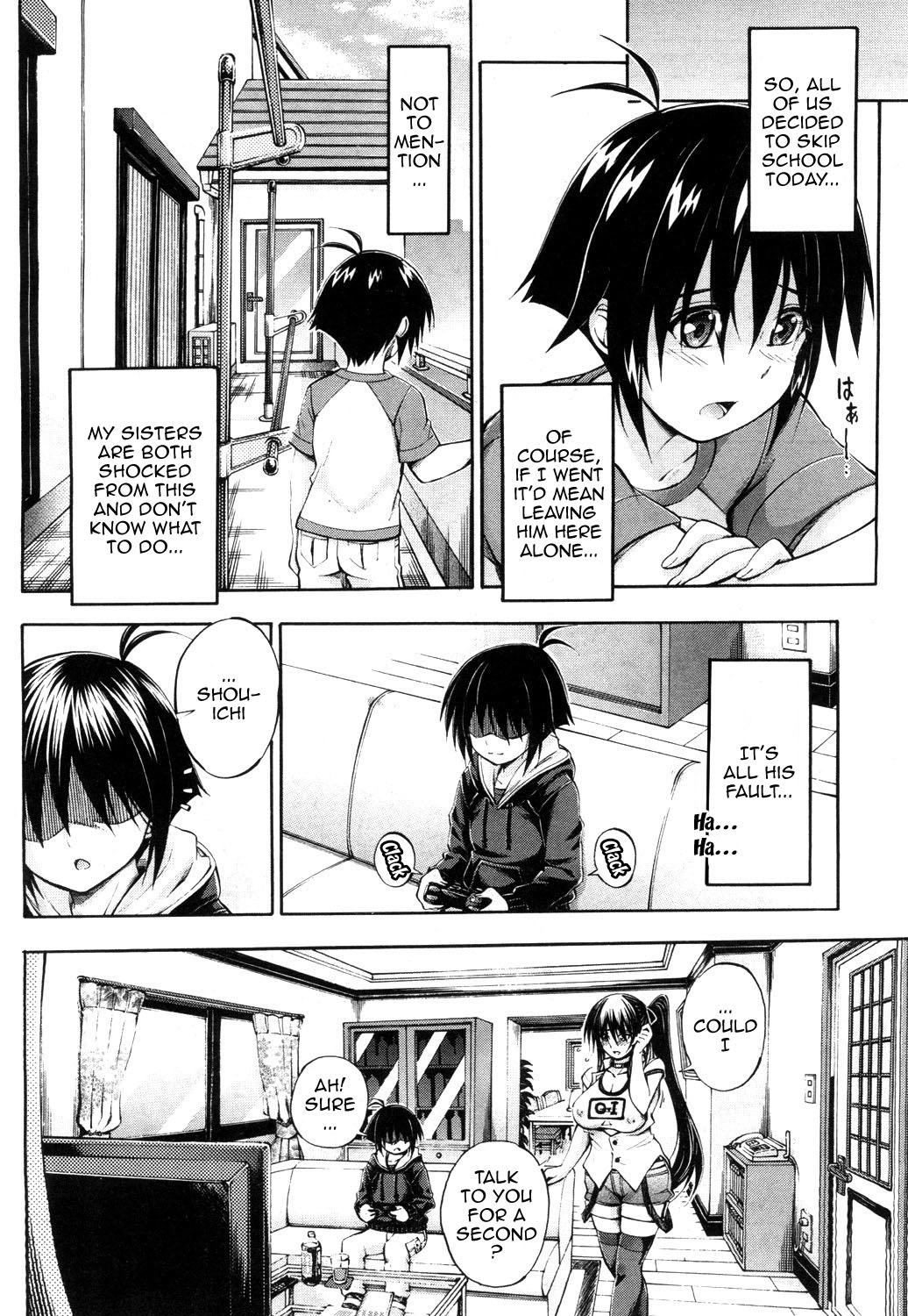 Doppel wa Onee-chan to H Shitai! Ch. 2 | My Doppelganger Wants To Have Sex  With My Older Sister Ch. 2 - Page 8 - HentaiEnvy